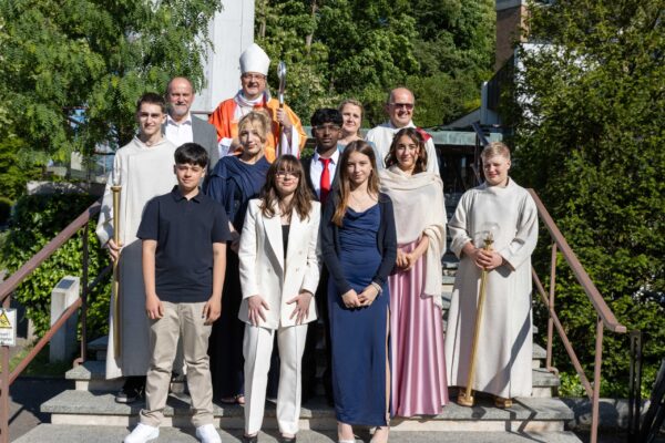 Firmung mit Abt Christian Meier