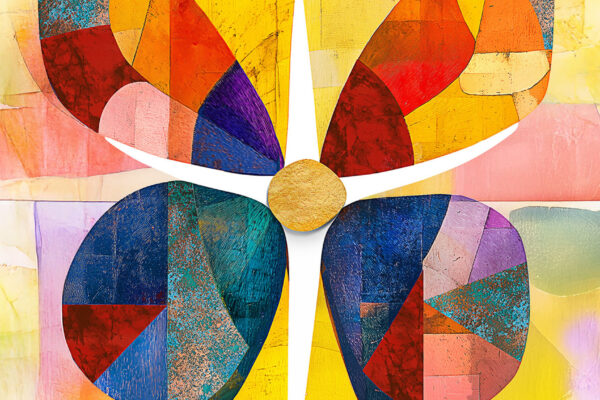 Unsere neue Heimosterkerze Schmetterling – neues Leben