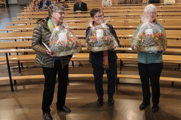 Dank an Béatrice Zimmermann, Trudy Urech und Zita Schön